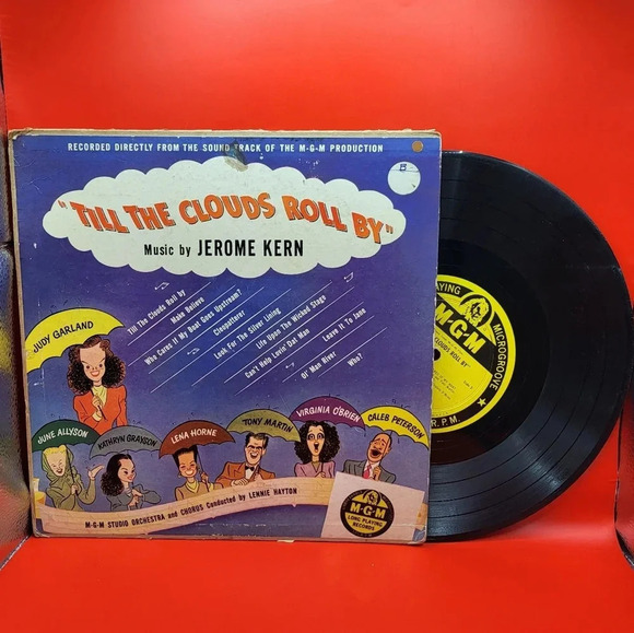 MGM Other - Till The Clouds Roll By Soundtrack Album 10" LP Jerome Kern MGM E-501 Record